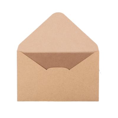 China Custom White Kraft Paper Personalization White Rhombus Envelope Collection Bag Custom Kraft Envelope Postcard LOGO for sale