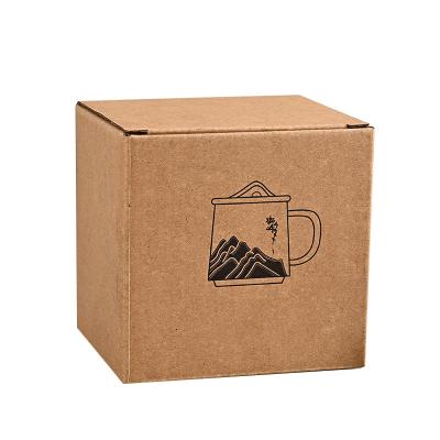 China Reused Materials Manufacturer Custom Corrugated Paper Underwear Package Box Shipping Custom Logo Mug Boxes Cardboard Mail Box Packaging for sale