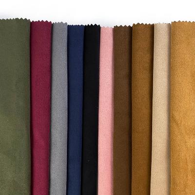 China Cheap Shaoxing ESSE Stretch SUEDE Fabric SOLID SCUBA PD With Good Quality For Garment for sale