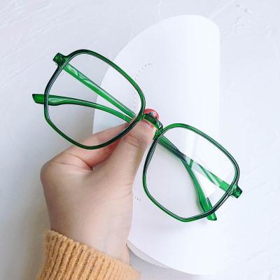 China Brand Fashionable Unisex Latest Fashion Optical Sight Glass Square Eyewear Recycling Anti-blue Light Glasses for sale