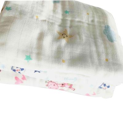 China Sustainable double layer washed muslin to wrap washed muslin blanket for sale