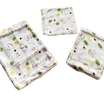 China Sustainable 8-Pieces Baby Muslin Set Wash Cloth Baby Muslin Fabric for sale