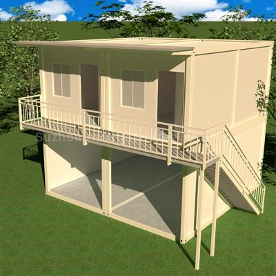 China Modern Custom Easy To Install 20ft 40ft Flat Pack Living Container Houses Houses From China for sale