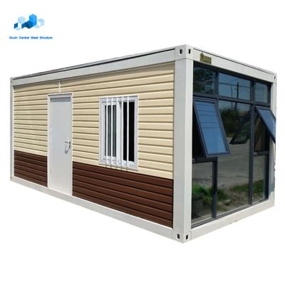 China Modern High Quality Modern Lightweight Floating Steel Structure Frame Shipping Container Homes Prefab House With Chicken Toilet for sale