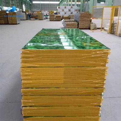 China Wholesale custom m2 standard fireproof metal indonesia philippines rock wool roof sandwich panel price for sale