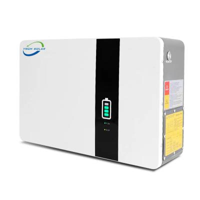 China 48v Lifepo4 Modules Connect 100ah 200ah 5kwh 10kwh Solar Powered Communication Lithium Battery Power Wall Mounted Powerwall Battery Pack for sale