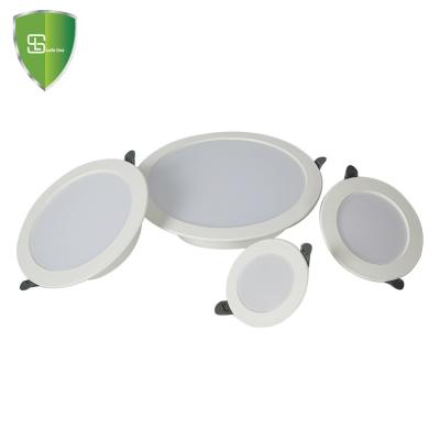 China Modern Free Sample Home Ceiling Recessed Round 7w 10w 18w 24w 240v DOB Led Downlight With Driver for sale