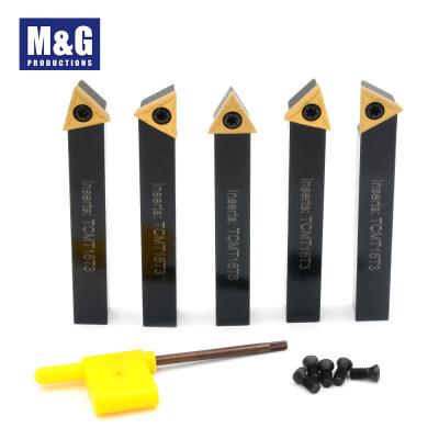 China Tool 5 PCS Indexable Carbide External Turning Turning Tool Kit for sale