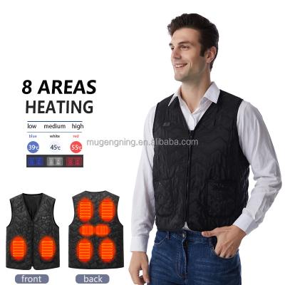 China Other wholesale outdoor unisex v-neck sleeveless heating men and women heated vest for sale