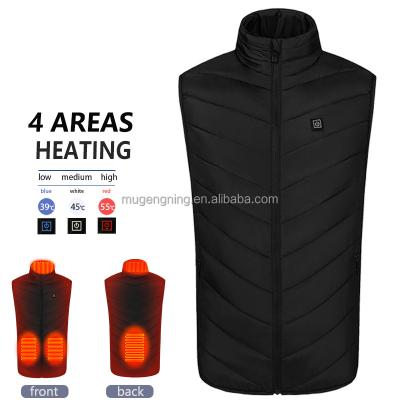 China Unisex Breathable Winter USB Battery Lightweight Fill Adjustable Body Warmer Down Vest Enthusiast Jacket For Outdoor for sale