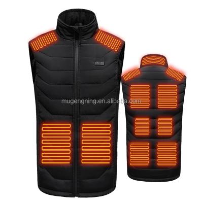 China Other jacket 11 zones enthusiast usb heated cotton vest jackets with battery pack winter vest for sale