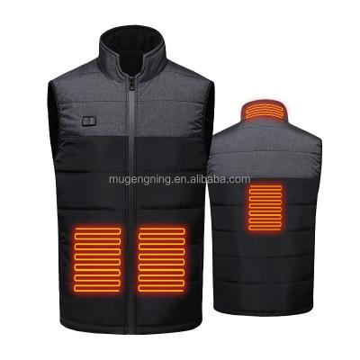 China OEM 5V USB Breathable Power Heated Vest 4 Heating Zones Unisex Heated Vest With Battery Pack for sale