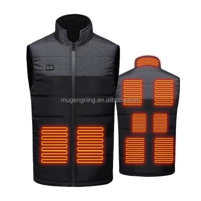 China Other cotton 9 zones heating vest usb heated cotton vest jackets with battery pack for sale