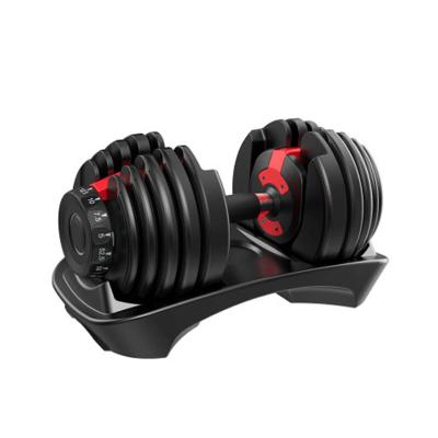 China Home Use Large Adjustable Dumbbell Books Dumbbell 40 Kg Adjustable Dumbbell Barbell for sale