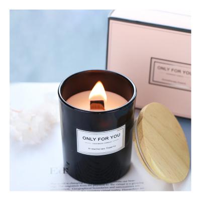 China Fashionable Luxury Custom Cute Aromatherapy Logo Soybean Wax Bottle Soybean Wax Aromatherapy Candle With Lids for sale