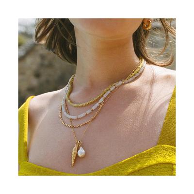 China Vintage Beach Bead Choker Bohemian Necklaces For Women Fashion Colorful Clay Adjustable Clavicle Chain Necklace Banks Jewelry for sale