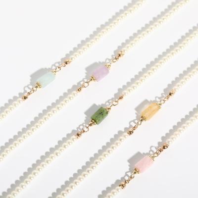 China 2021 Vintage Fashion Party Jewelry Gifts Cute Chain Pendant Choker Women Beads Necklace for sale