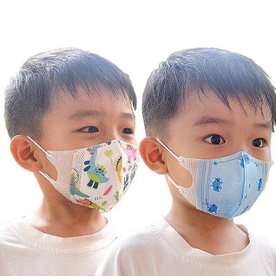 China Comfortable Children's Three Layer Protective Three Dimensional Dust Proof Nonwoven Disposable Face Mask for sale