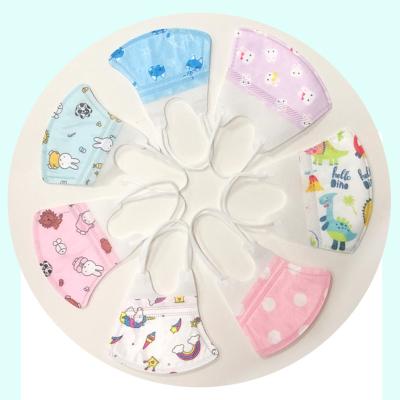 China Three Layers Comfortable Baby Children's Protective Three-Dimensional Dust Proof Nonwoven Disposable Face Mask for sale