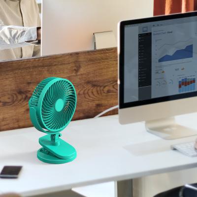 China Protable HOT SALE USB Rechargeable Fan Clip On Mini Desk Fan Portable Fan for sale