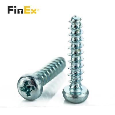 China Pan Free Sample Carbon Steel Pan Head Cross Drive Thread Forming Pint Screw For Thermoplastic for sale