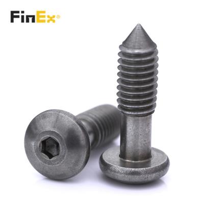 China Pan Custom M6 Stainless Steel Hex Recessed Pan Head Captive Screws For Industrial Equipment for sale