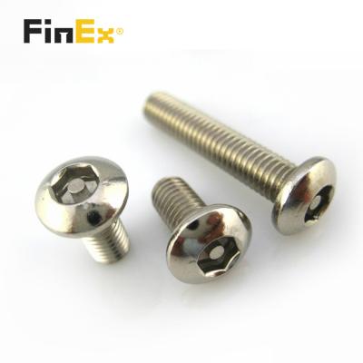 China Anti Theft Security Screw Pan Custom PIN Hex Socket Button Head for sale