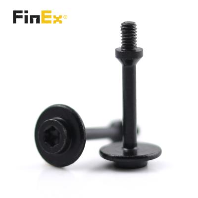 China Pan Custom Carbon Steel Black Galvanized Hex Socket Joint Main Step Allen Shoulder Bolts for sale