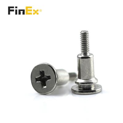 China Pan Free Sample Flat Head Shoulder Bolts Precision Lathe Step Nickel Plated Shoulder Screws for sale