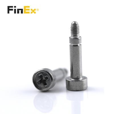 China Pan Factory Price Custom Stainless Steel Phillips Cup Head M2 Step Shoulder Screw for sale