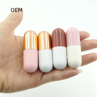 China ABS 7.5g Lipstick Capsule Private Label Tube Lip Gloss Plastic Lipstick Tubes Custom Wholesale Cosmetic Tubes for sale