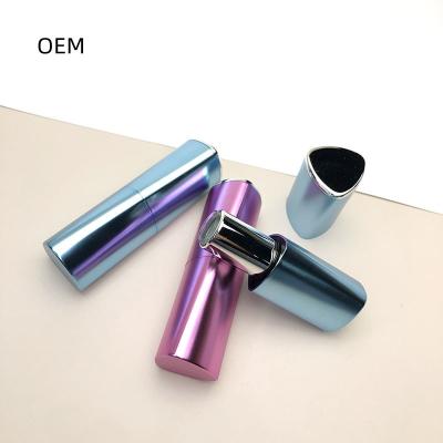 China Plastic lipstick tubes12.1mm lip gloss tube private label magnetic button lipstick wholesale custom empty cosmetic tubes for sale