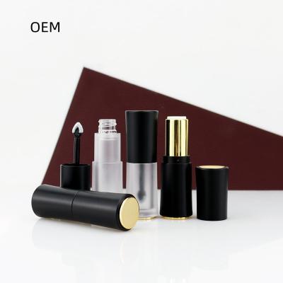 China 4ml Cosmetic Lip Gloss Tube Private Label Lip Gloss Containers Custom Size Styling ABS Plastic Lip Gloss Tube for sale