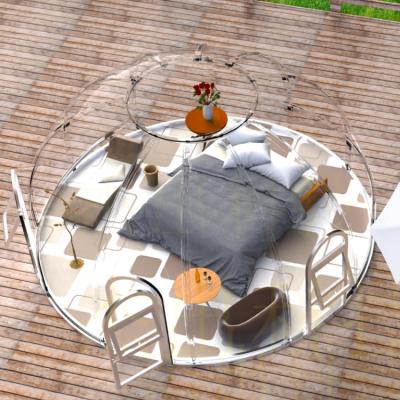 Chine Newest Design Fashion Panoramic View Resort Bubble Tent Transparent Prefab Dome Homes à vendre