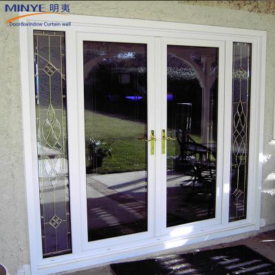 China Swing Aluminum Luxury Double Entry Doors Double To Swing Casement French Doors for sale