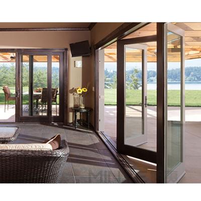 China Modern Aluminum French Style Folding Doors Folding Door Iron Modern Doors en venta