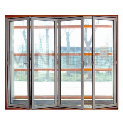 China swing slider aluminum folding doors/ykk aluminum folding door/japanese folding doors en venta