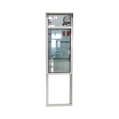 China Sliding American Style Hung Single Pane Tempered Glass Simple Residential Aluminum Windows en venta