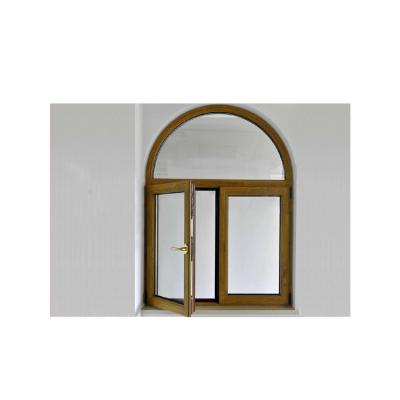 China Sliding Arch Top UPVC Up Window Circle Down Sliding Down Window for sale