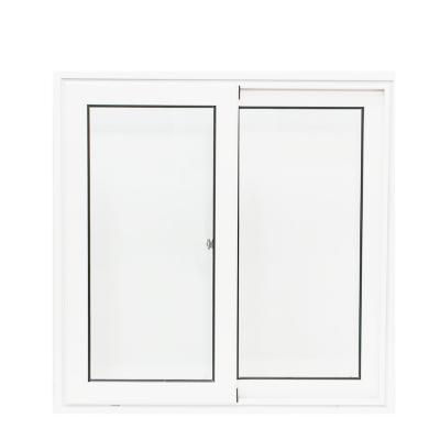 China Double Screen Small Folding Upvc / PVC Glazed Sliding Window Windows Price Philippines en venta