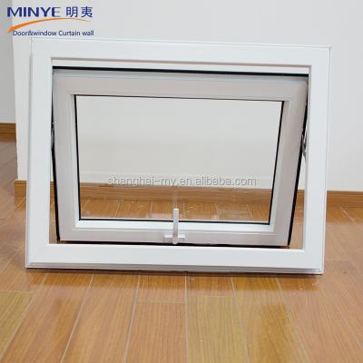 China China Cheap Price Energy Saving PVC Frame Double Glazed Top Hung Awning Window Te koop