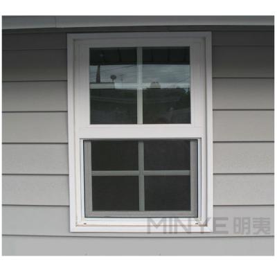 China Sliding UPVC Vertical Sliding Window With Exterior Mounted Georgian Bars en venta