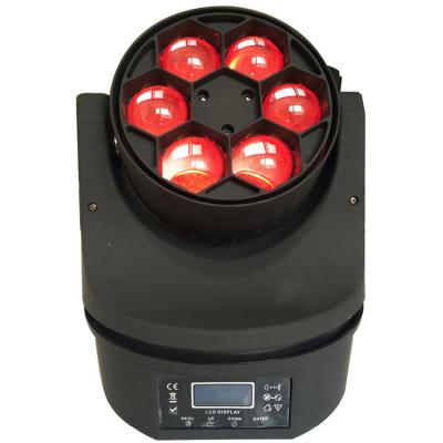 China Small B-eye Stages 6pcs 15w Sports Mini LED Beam Wash DMX512 4in1 RGBW 6x15w Bee Eye Moving Head Light For Disco Party DJ Stage for sale