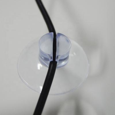 China Custom Molded Home Appliances 40MM Diameter Best Suction Cup With Slot for sale