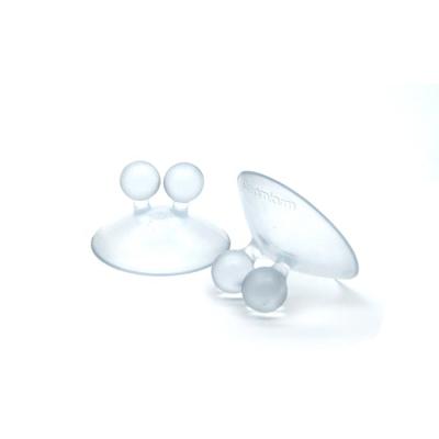 China PVC 40mm Diameter Chinese Double Suction Cup for sale