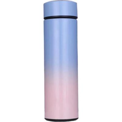 China PORTABLE 500ml LED Touch Screen Kettle 304 Stainless Steel Smart Leakproof Vacuum Flask Temperature Display for sale