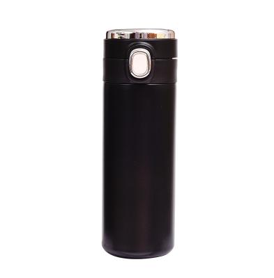 China Viable Insulated Temperature Display Stainless Steel Thermos With LCD Touch Screen Vacuum Smart Pea Cup for sale