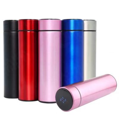 China Stainless Steel PORTABLE Thermos Bottle 500ml Smart Water Cup Thermos for sale