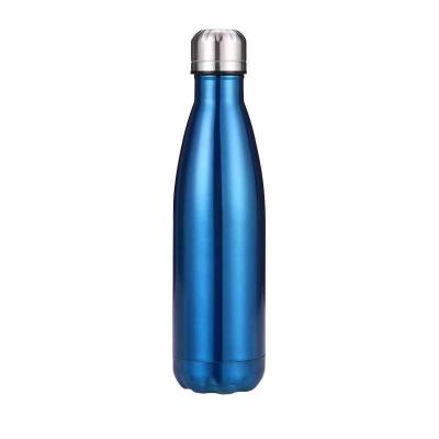 China 750ml Ruber PORTABLE Custom Paint Coke Drink Bottle Sublimation Stainless Steel Cola Shaped Water Bottles for sale