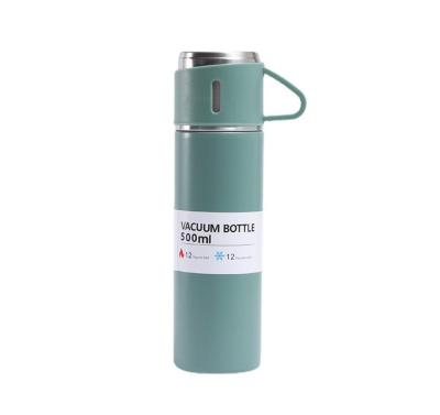 China Double Wall Vacuum Water Bottle PORTABLE Hot Selling Stainless Steel Insulated Bottle With Logo Portable Thermos Pot Sports Mug for sale